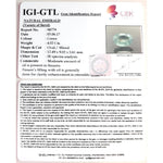 Load image into Gallery viewer, 4.73 Ratti NATURAL Panna Stone with Govt Lab Certificate (8100)
