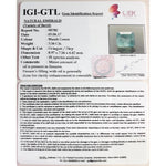 Load image into Gallery viewer, 3.95 Ratti NATURAL Panna Stone with Govt Lab Certificate (12210)
