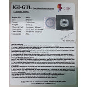 4.96 ratti White Topaz with Govt Lab certificate-(1665)