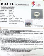 Load image into Gallery viewer, 3.6/CT Natural Certified Pukhraj Gemstone -99841