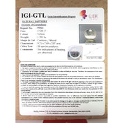 1.98 Ratti yellow sapphire with Govt Lab Certificate-(8991)