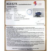 5.52 Ratti Natural Iolite with Govt. Lab Certificate-(550)