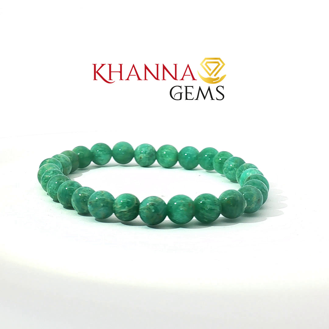 Natural Amazonite Dark Colour Bracelet