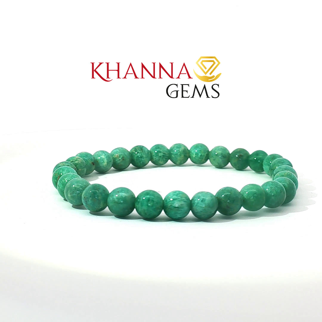 Natural Amazonite Dark Colour Bracelet