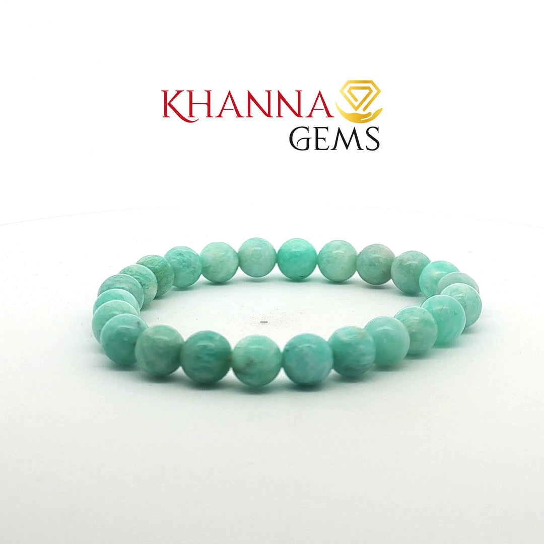 Natural Amazonite Light Colour Bracelet
