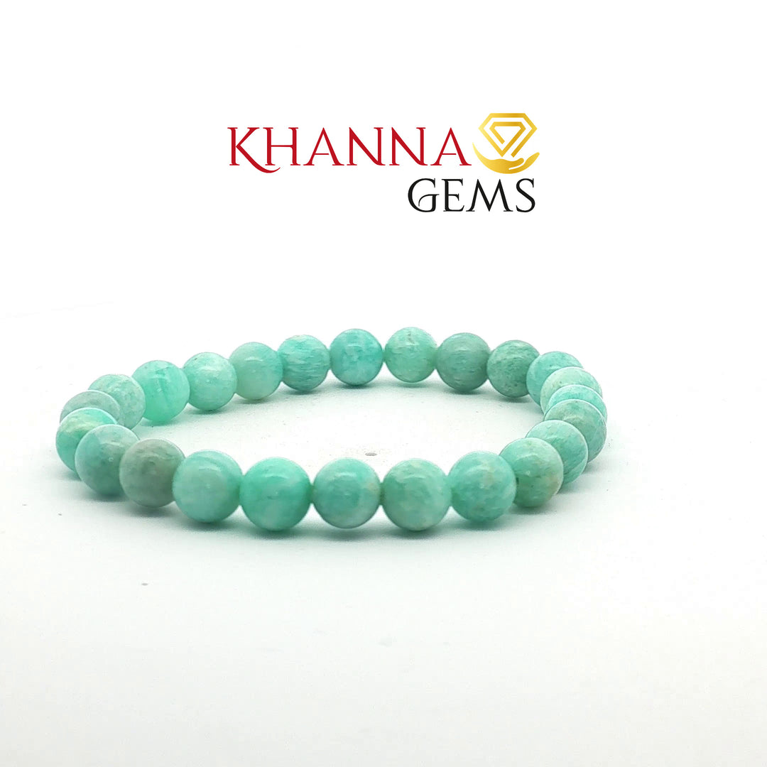 Natural Amazonite Light Colour Bracelet