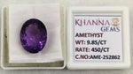 Load image into Gallery viewer, 9.85/CT Natural Amethyst Gemstone with Govt. Lab Certificate
