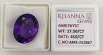 Load image into Gallery viewer, 17.00/CT Natural Amethyst Gemstone with Govt. Lab Certificate