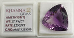 Load image into Gallery viewer, 17.75/CT Natural Amethyst Gemstone with Govt. Lab Certificate