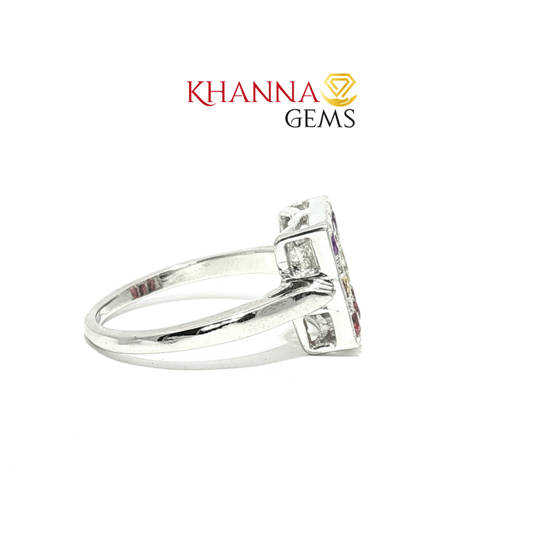 3.46/GM AMETHYST CITRINE GARNET RING - KGR0101
