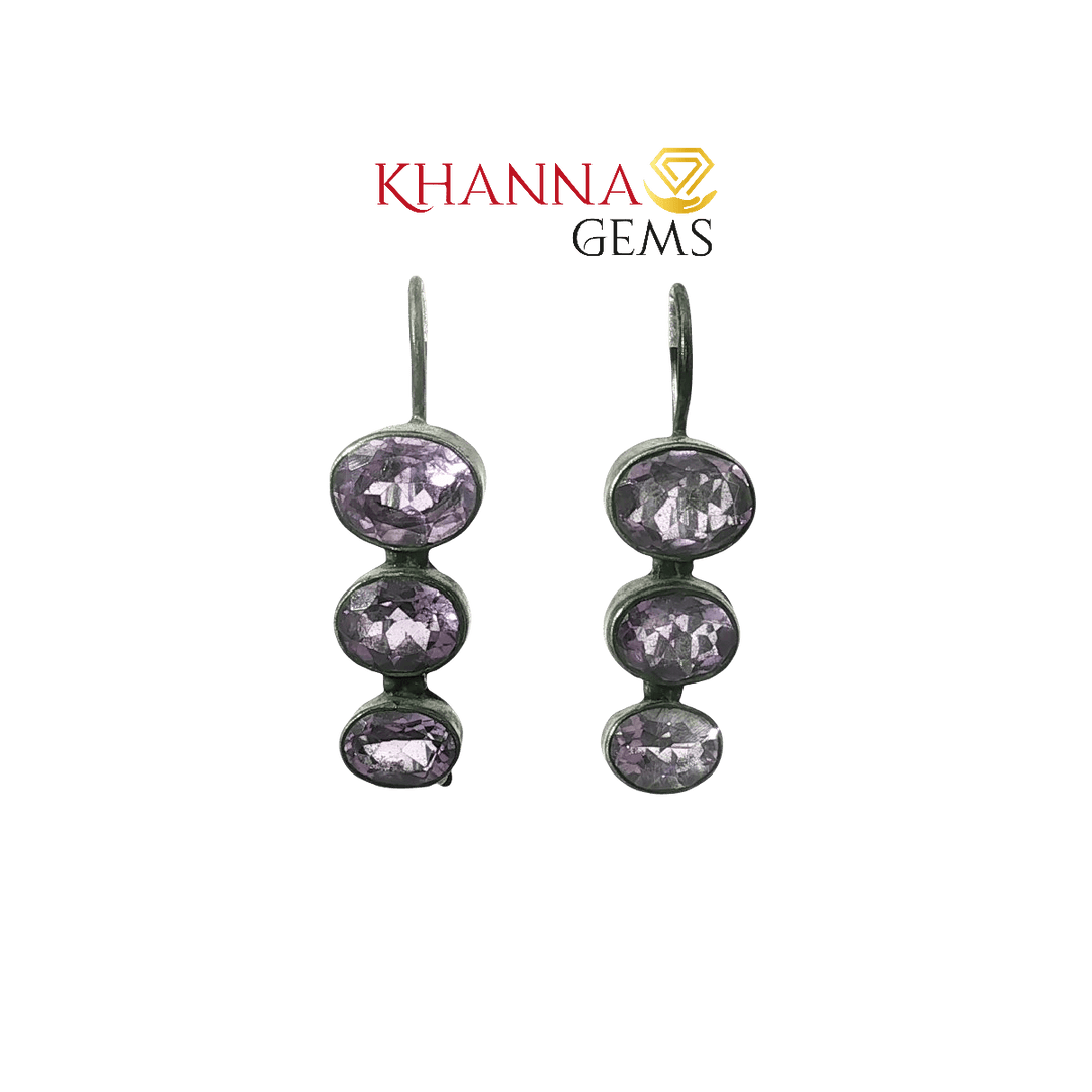 6.10/GM Royal Amethyst Earrings - G0049