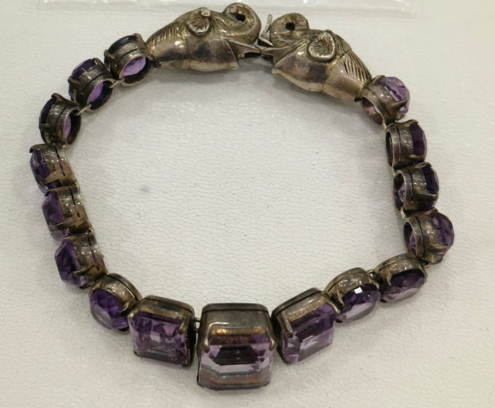 43.30/GM AMETHYST SILVER BRACELET (525.00)