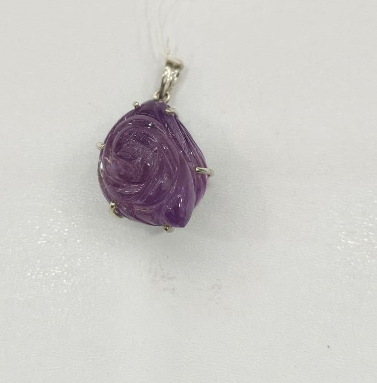 39.28/GM AMETHYST SILVER PENDANT  (2750.00)