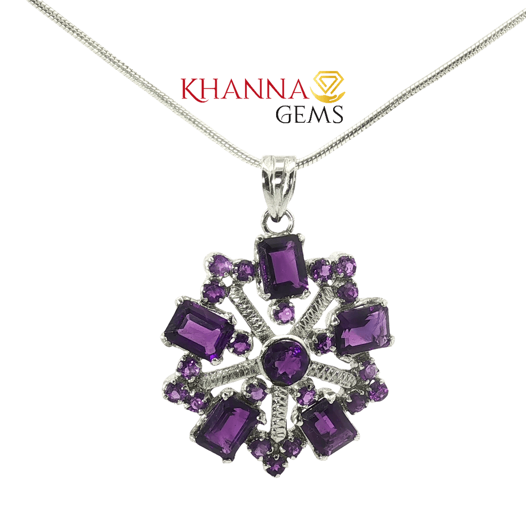 11.50/GM Amethyst Pendent - N0007
