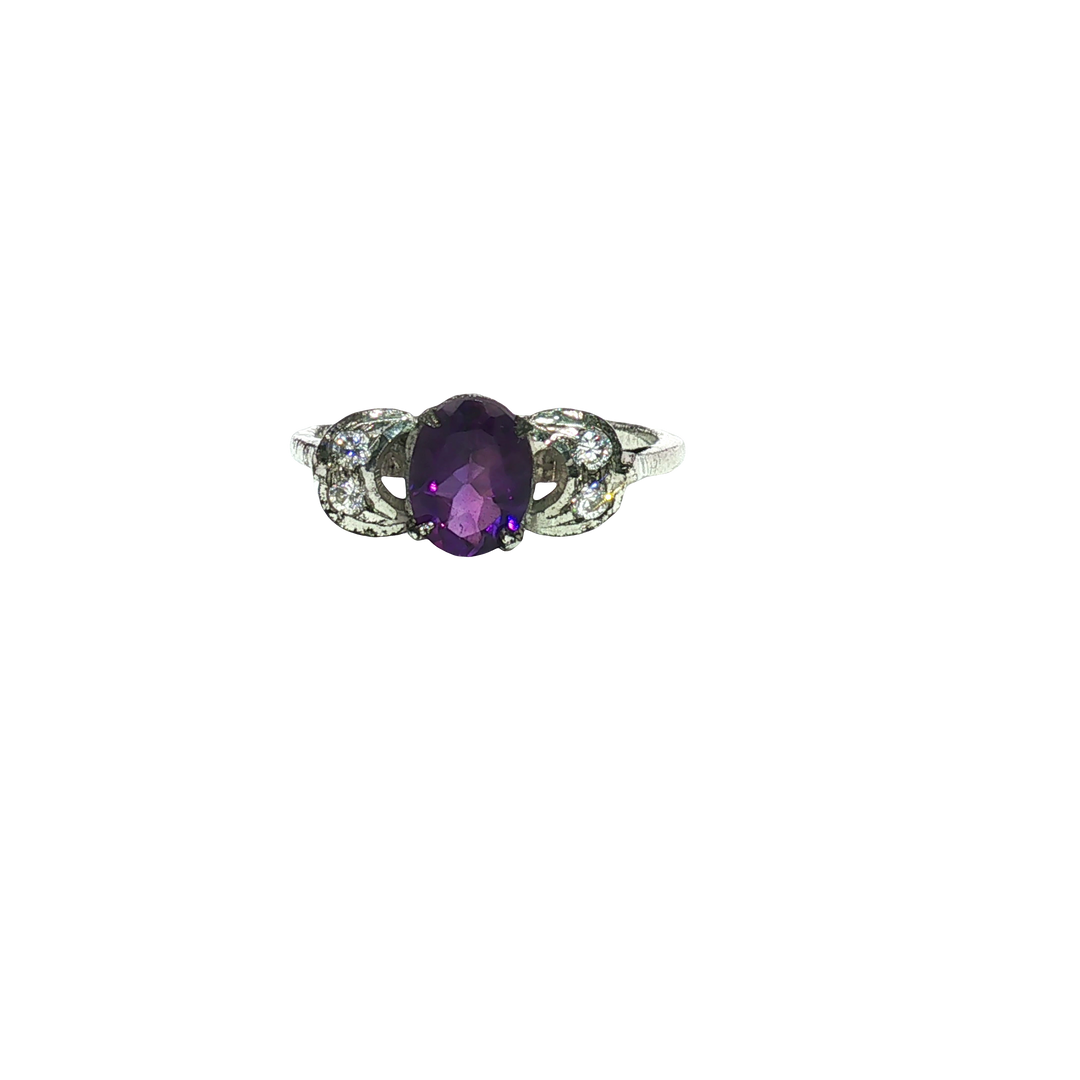 2.40/GM  AMETHYST RING Earrings - G0510