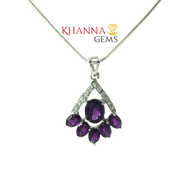 5.10/GM Amethyst Zircon Pendent - N0041
