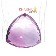 8.95/CT Natural Certified Amethyst Triangular Gemstone -AME-252901