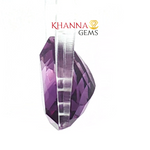 Load image into Gallery viewer, 8.95/CT Natural Certified Amethyst Triangular Gemstone -AME-252901