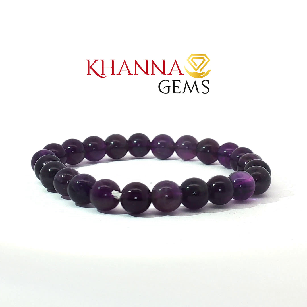 Natural Amethyst Bracelet