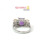 Load image into Gallery viewer, 4.52/GM  AMETHYST CITRINE RING Earrings - G0528
