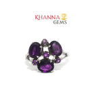 Load image into Gallery viewer, 3.83/GM  AMETHYST RING Earrings - G0526