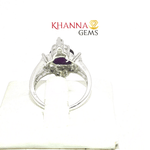 Load image into Gallery viewer, 4.67/GM  AMETHYST ZIRCON RING Earrings - G0514