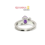 Load image into Gallery viewer, 4.27/GM  AMETHYST ZIRCON RING Earrings - G0503