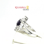 Load image into Gallery viewer, 4.60/GM  AMETHYST ZIRCON RING Earrings - G0504