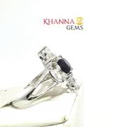 4.60/GM  AMETHYST ZIRCON RING Earrings - G0504