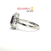 2.86/GM  AMETHYST ZIRCON RING Earrings - G0506