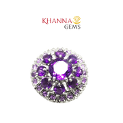 8.10/GM  AMETHYST ZIRCON RING Earrings - G0508