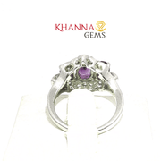 5.20/GM  AMETHYST ZIRCON RING Earrings - G0509