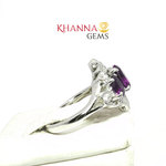 Load image into Gallery viewer, 5.20/GM  AMETHYST ZIRCON RING Earrings - G0509