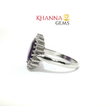 Load image into Gallery viewer, 4.34/GM  AMETHYST ZIRCON RING Earrings - G0512
