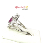 Load image into Gallery viewer, 4.36/GM  AMETHYST ZIRCON RING Earrings - G0513