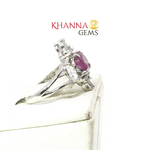Load image into Gallery viewer, 4.36/GM  AMETHYST ZIRCON RING Earrings - G0513