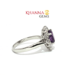 Load image into Gallery viewer, 4.15/GM  AMETHYST ZIRCON RING Earrings - G0515