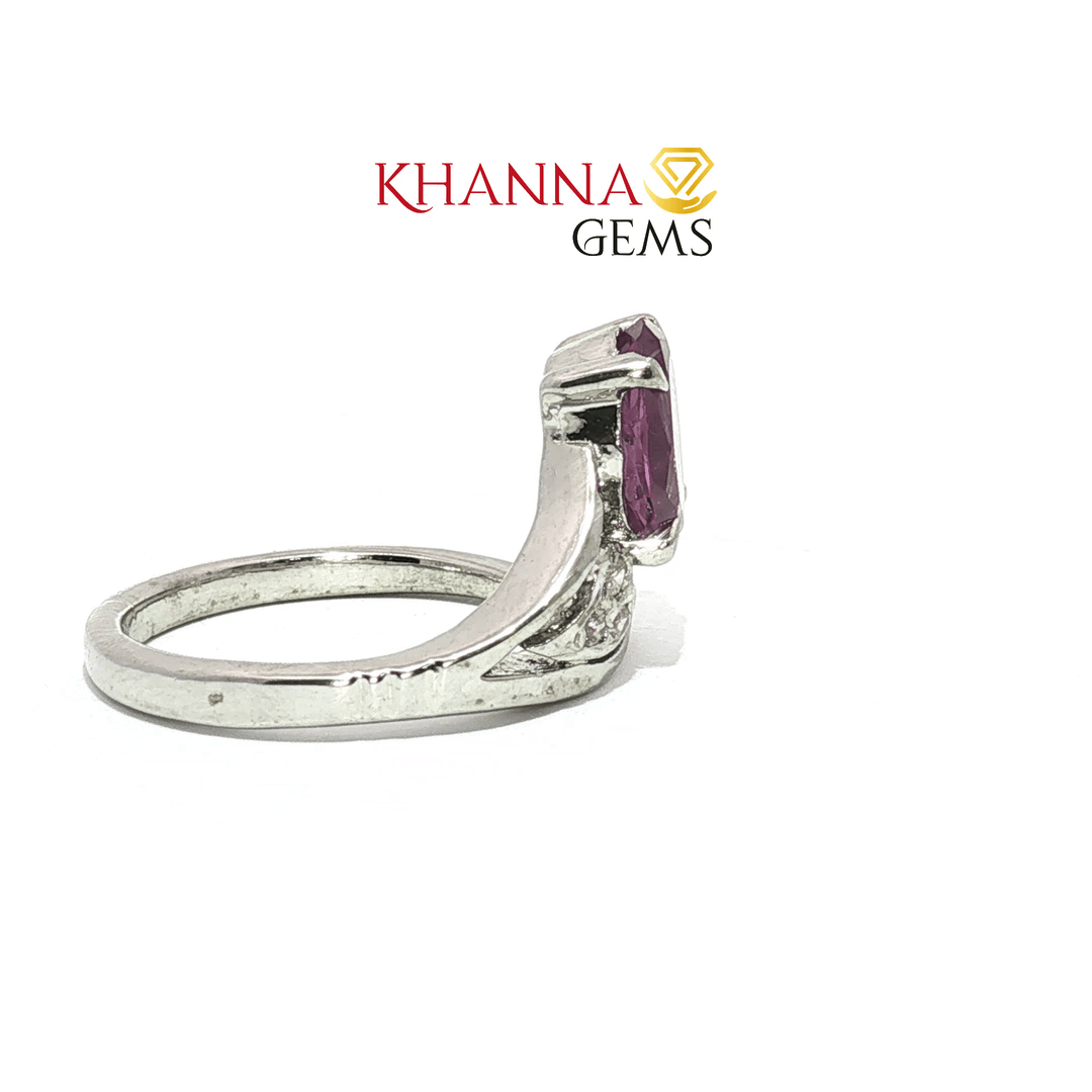 3.70/GM  AMETHYST ZIRCON RING Earrings - G0516