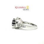 Load image into Gallery viewer, 4.74/GM  AMETHYST ZIRCON RING Earrings - G0517