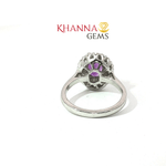 Load image into Gallery viewer, 4.34/GM  AMETHYST ZIRCON RING Earrings - G0518
