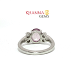 Load image into Gallery viewer, 2.78/GM  AMETHYST ZIRCON RING Earrings - G0519