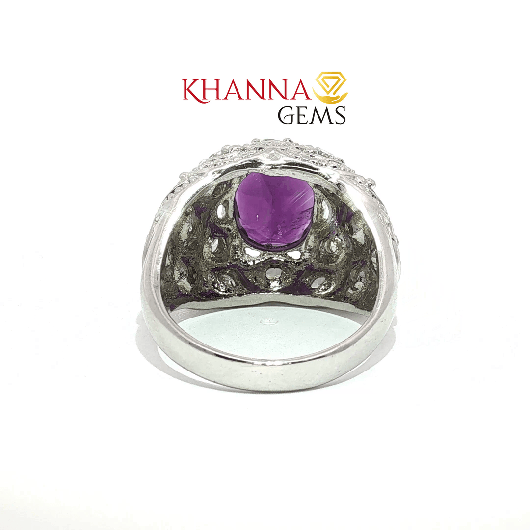8.82/GM  AMETHYST ZIRCON RING Earrings - G0510