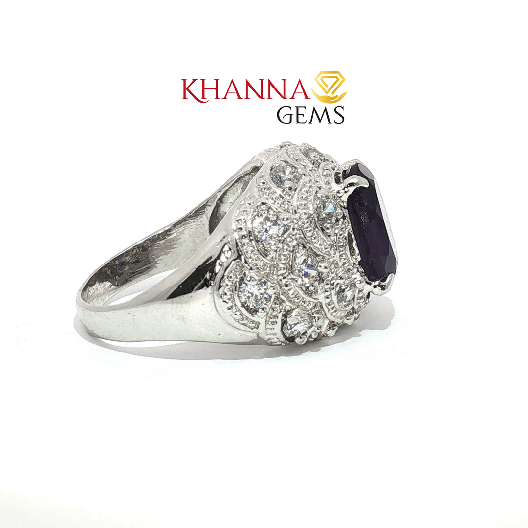 8.82/GM  AMETHYST ZIRCON RING Earrings - G0510