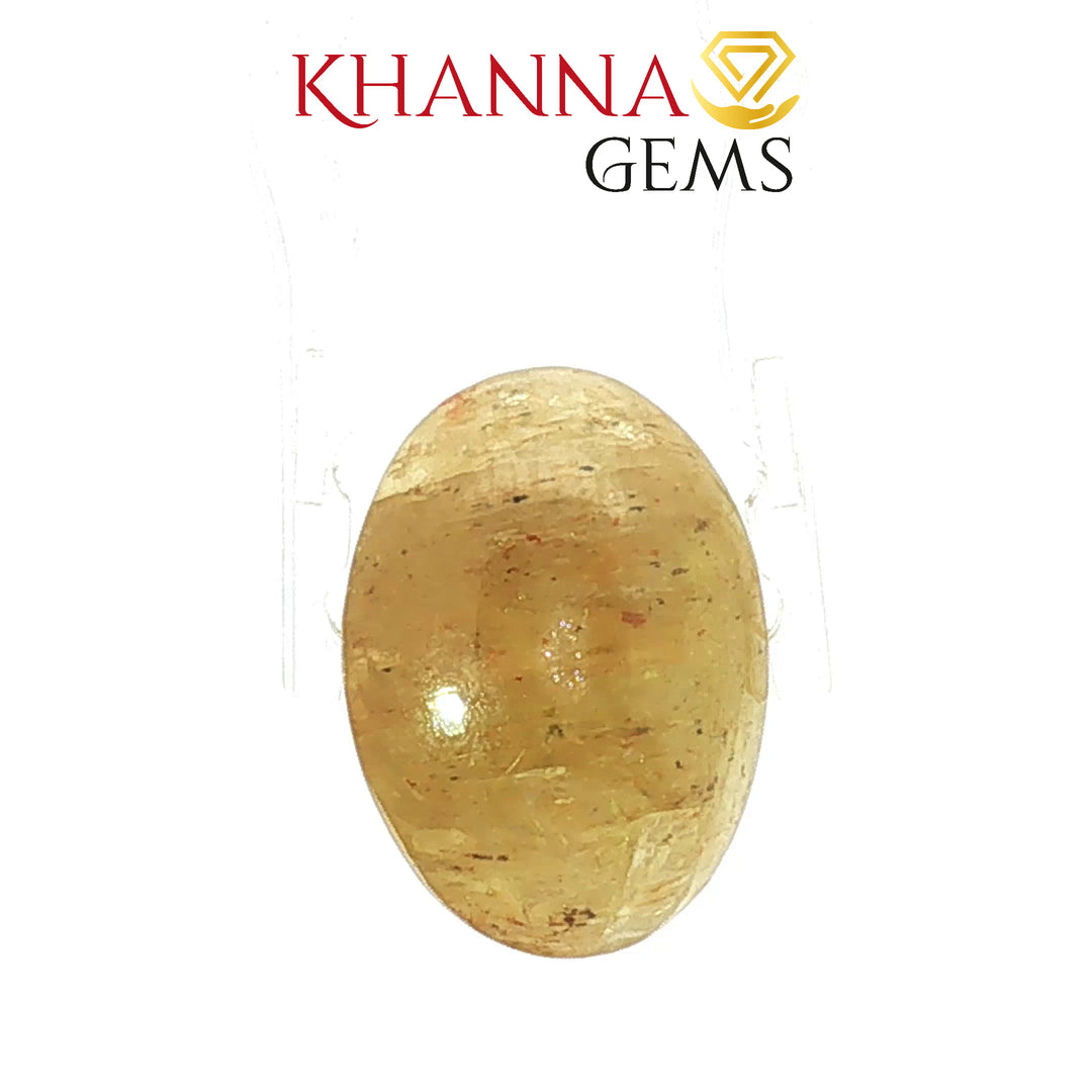 11.75/CT Natural Apatite Cat's Eye With Govt. Lab Certificate-135571