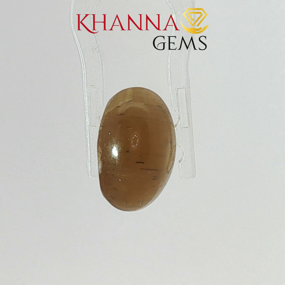 5.81/CT Natural Apatite Cat's Eye with Govt. Lab certificate-7491D29448