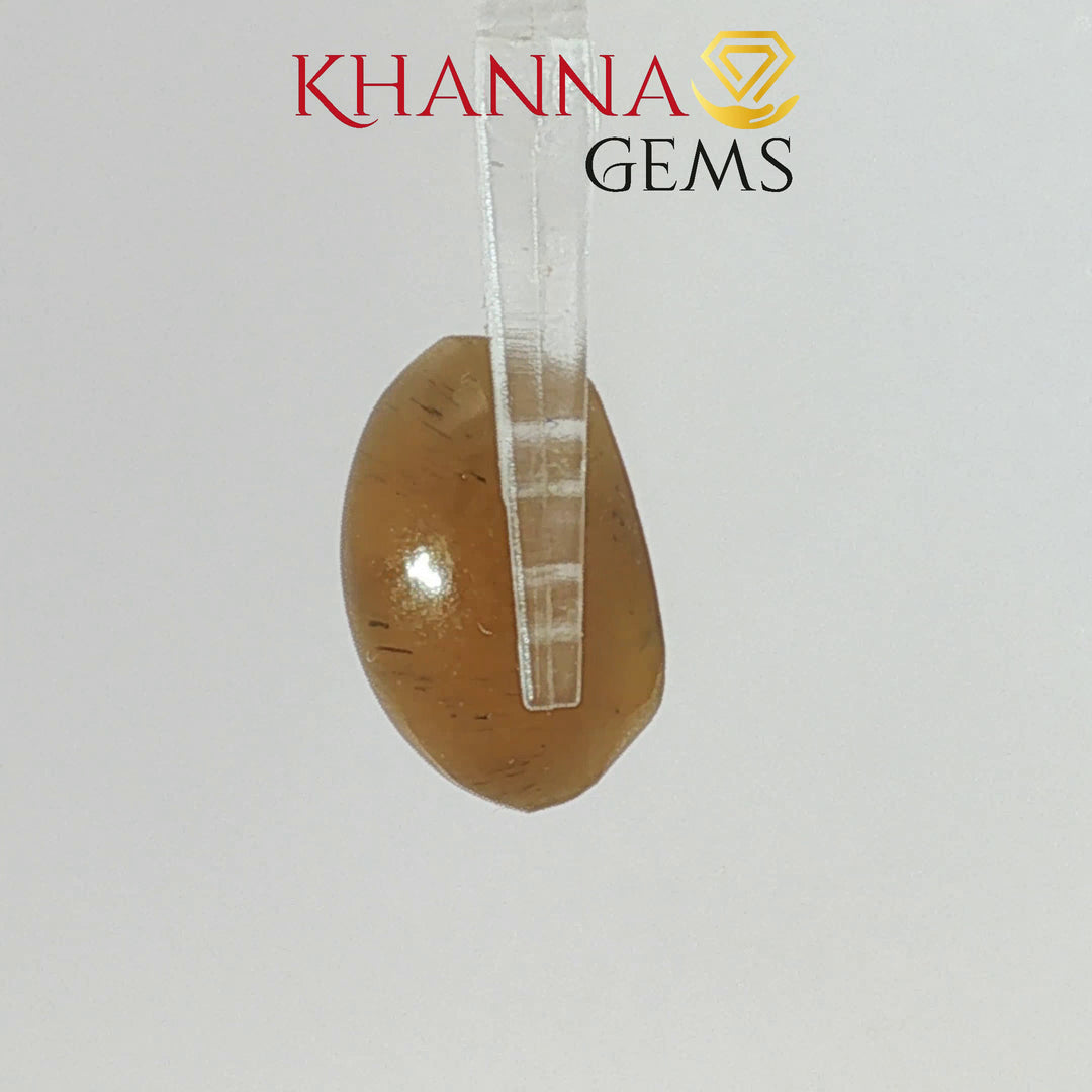 5.81/CT Natural Apatite Cat's Eye with Govt. Lab certificate-7491D29448