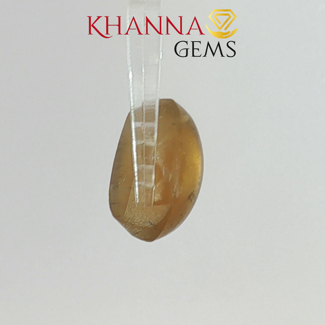 5.81/CT Natural Apatite Cat's Eye with Govt. Lab certificate-7491D29448