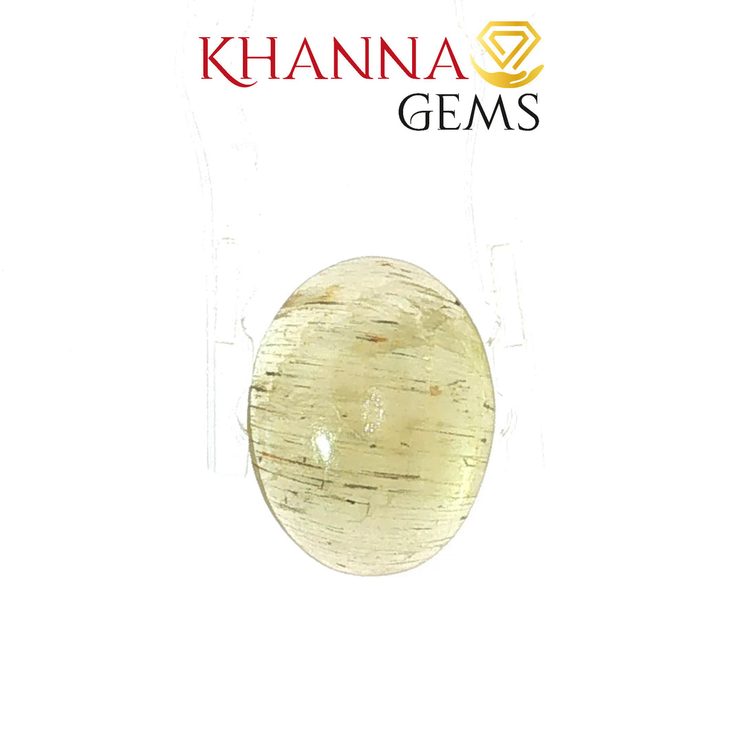 4.97/CT Natural Apatite Cat's Eye with Govt. Lab certificate-7491D29449