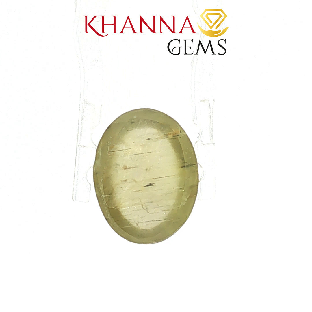 4.97/CT Natural Apatite Cat's Eye with Govt. Lab certificate-7491D29449
