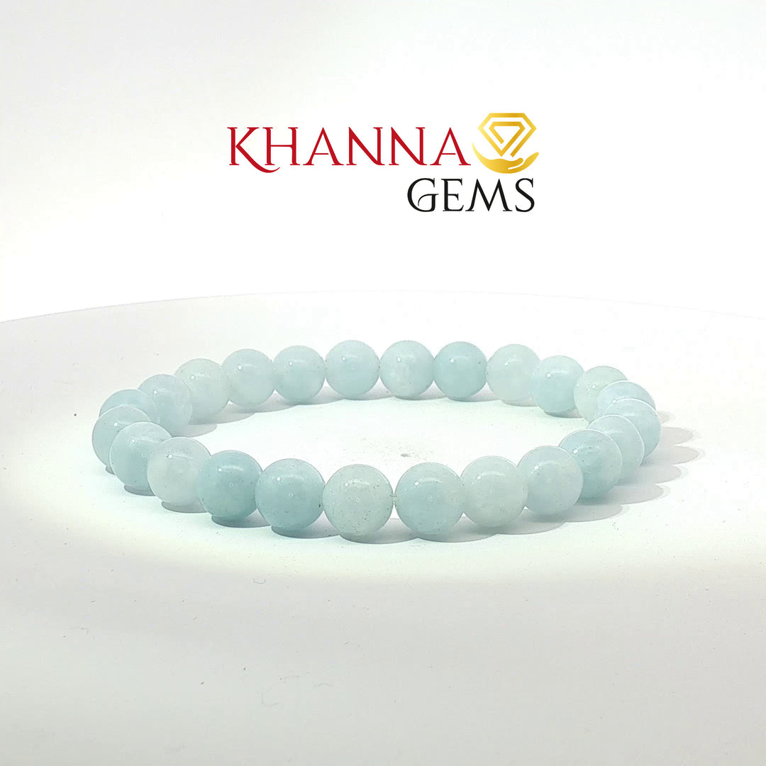 Natural Aquamarine Bracelet